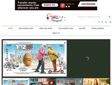 Tablet Screenshot of cinemasangeet.com